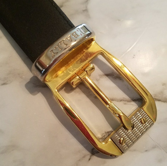 bally belt gold buckle